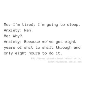 anxiety at night
